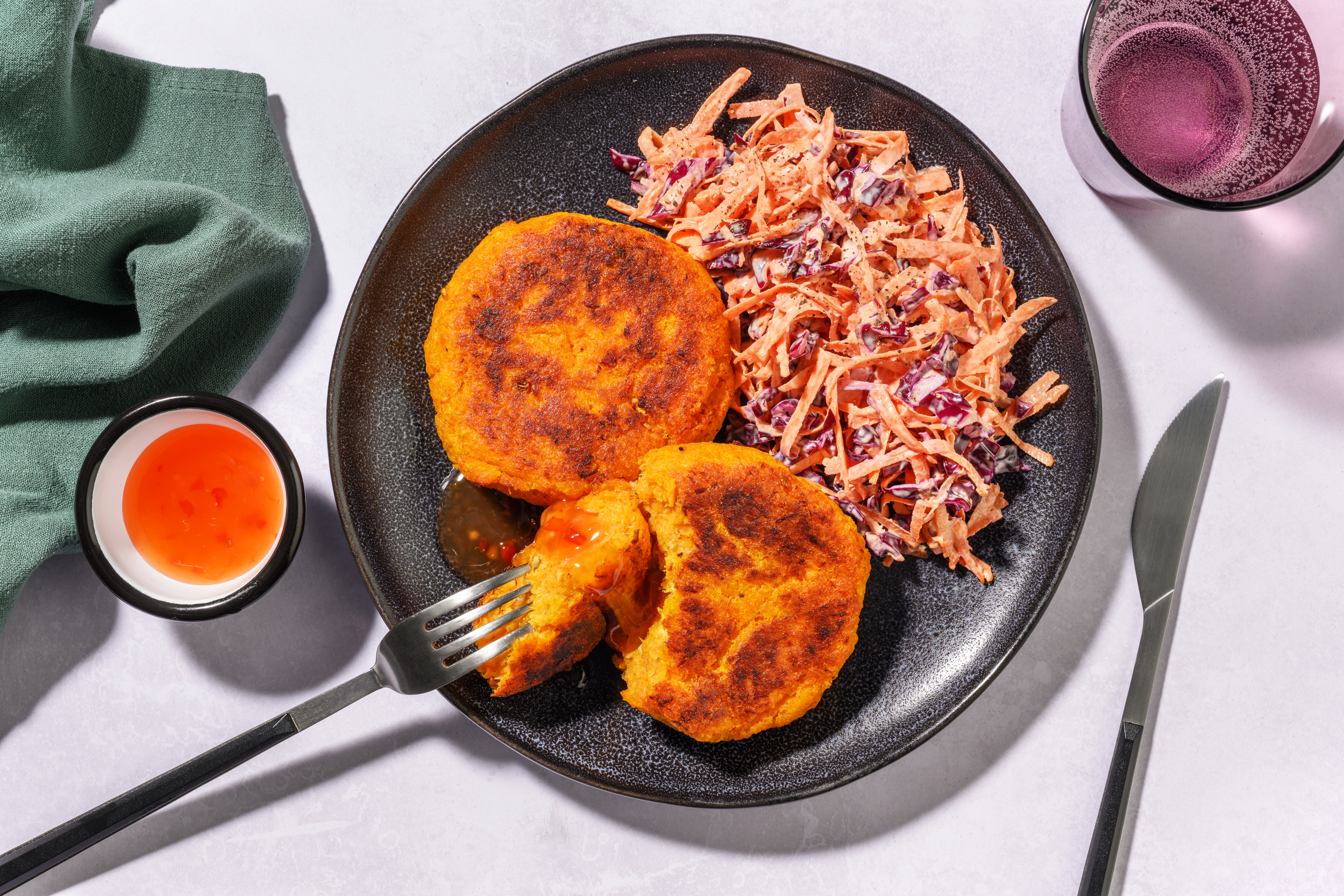 Sweet Chilli Salmon Cakes