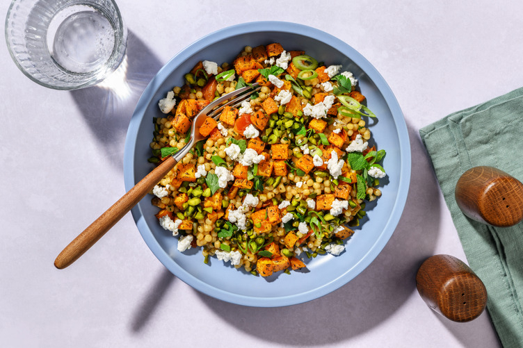 Bowl Levantin : patate douce rôtie & pistaches