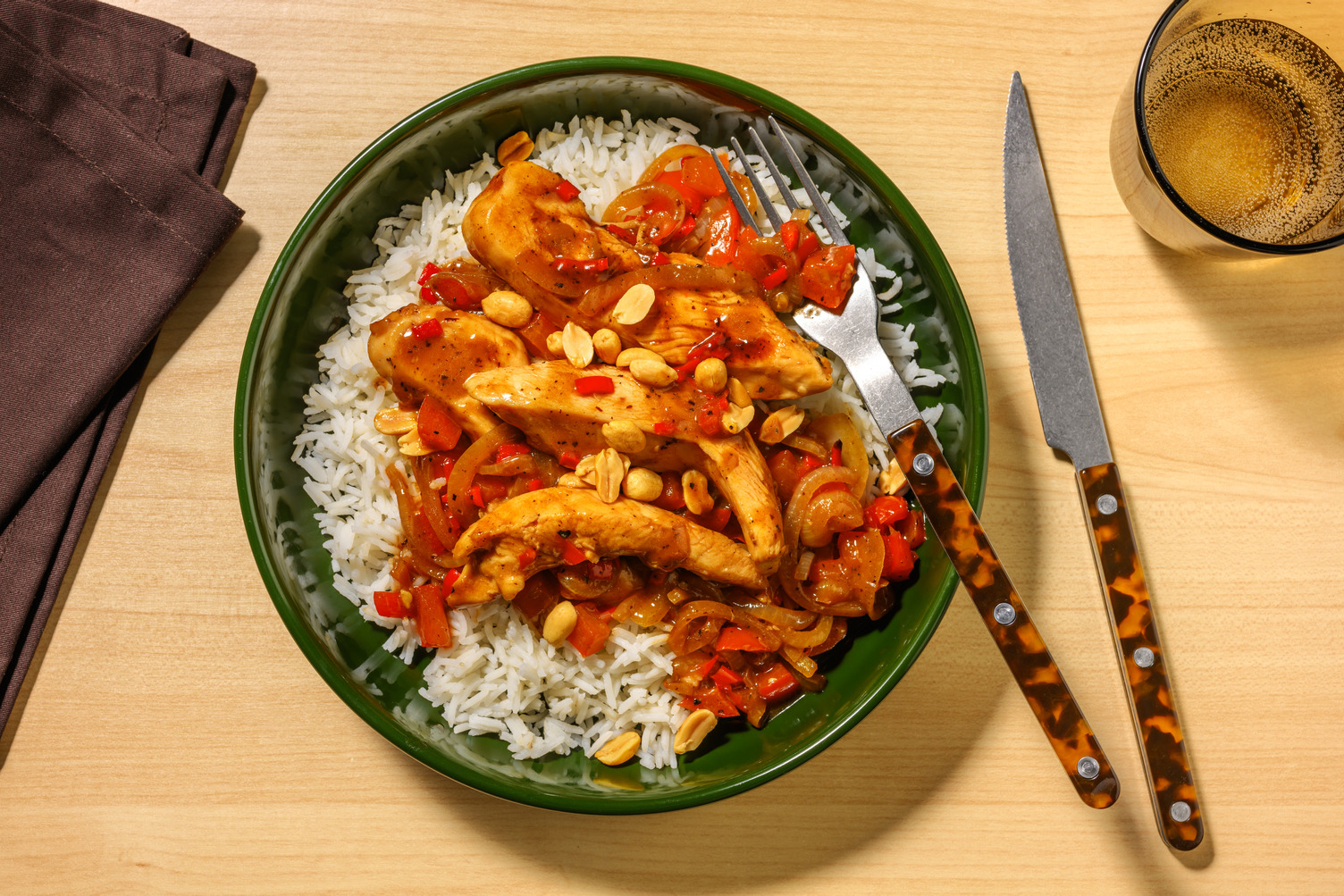 Dinde sautée façon Kung Pao