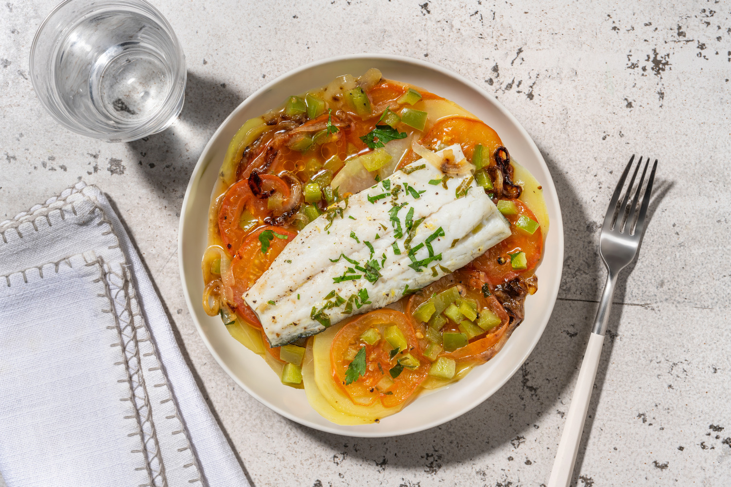 One pot de lieu citronné façon Eksili Balik