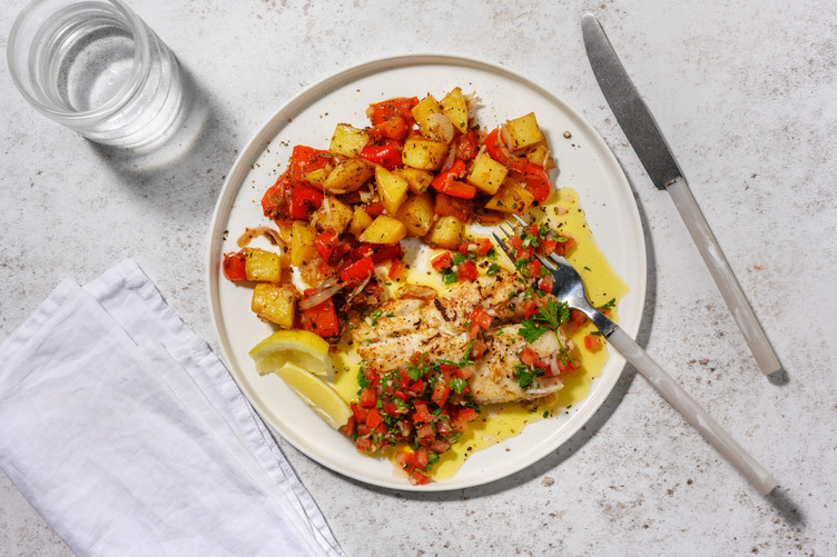 Lieu snacké sauce vierge 