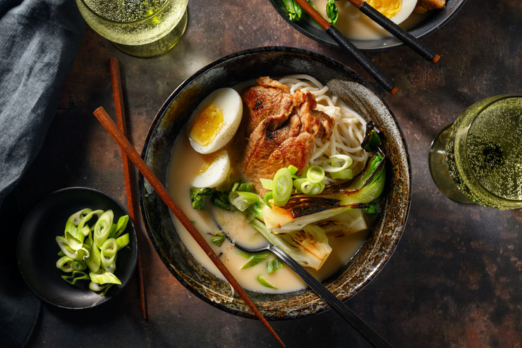 Gyu ramen - noodles in brodo e fettine di manzo