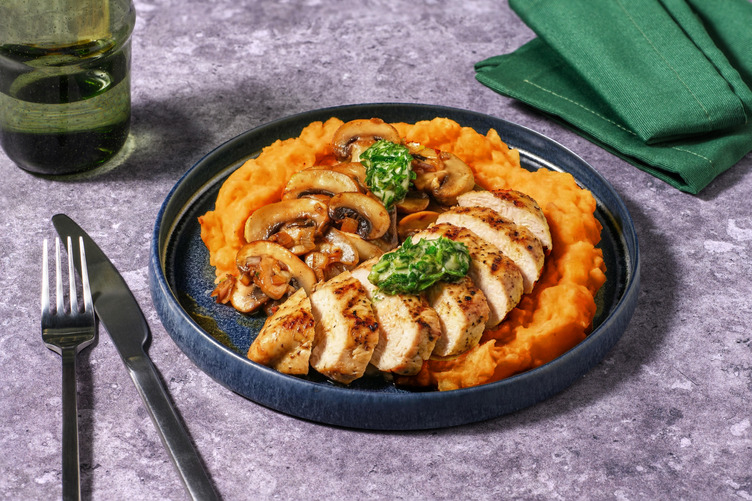 Hähnchenbrustfilet mit Bärlauchbutter