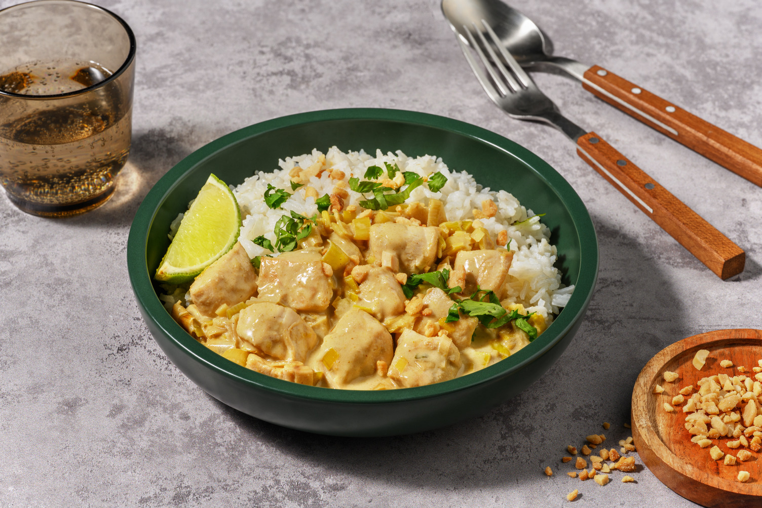 Curry vert thaï au poulet & coco