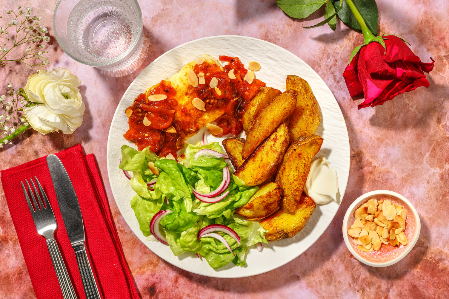 Hot and Spicy Chicken and Chilli-Tomato Relish