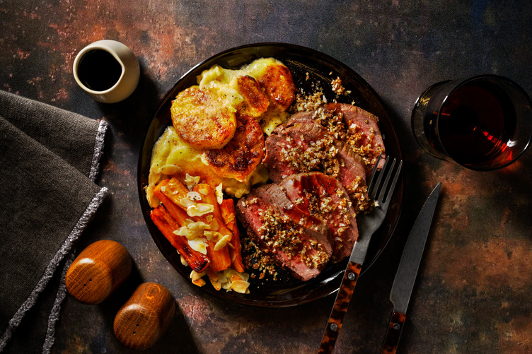Roast Beef and Aromatic Thyme Stuffing