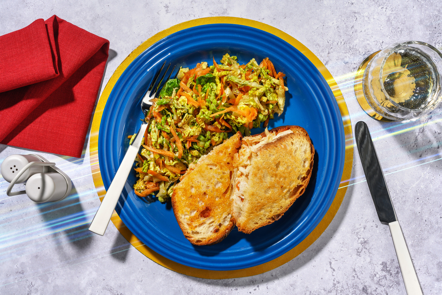 Croque poulet & pesto rosso vitesse turbo