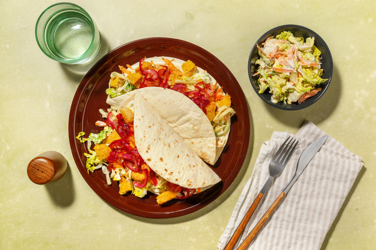 Le Végé : wraps nuggets de blé & sucrine