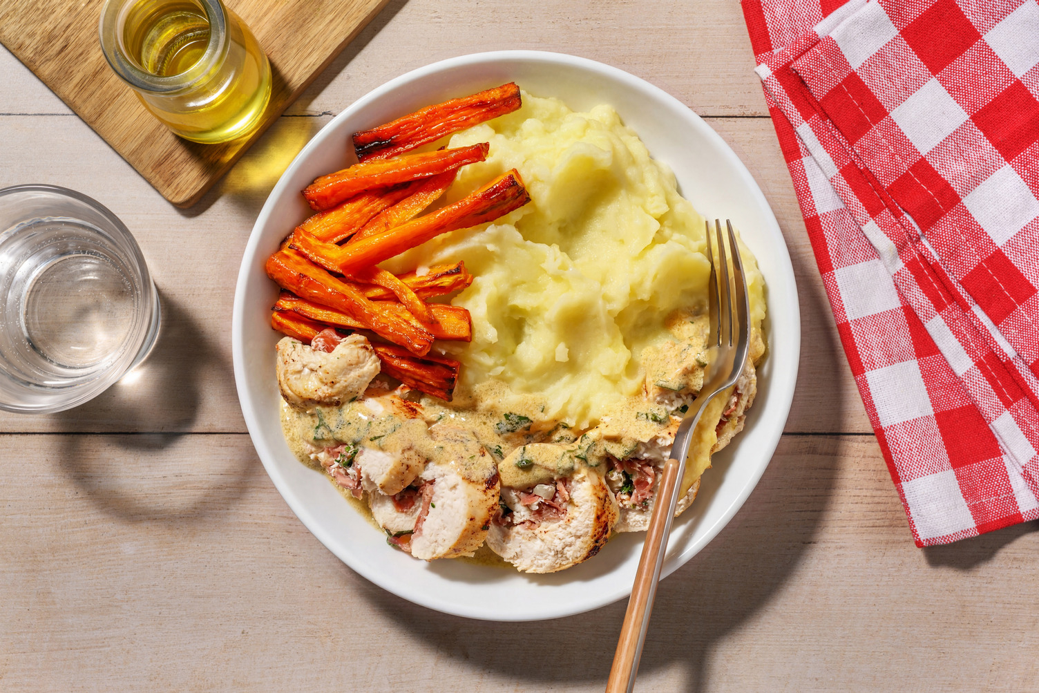 Ballotines de poulet au prosciutto du comptoir