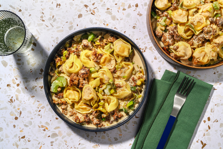 Tortelloni champignons & ragù bianco de porc