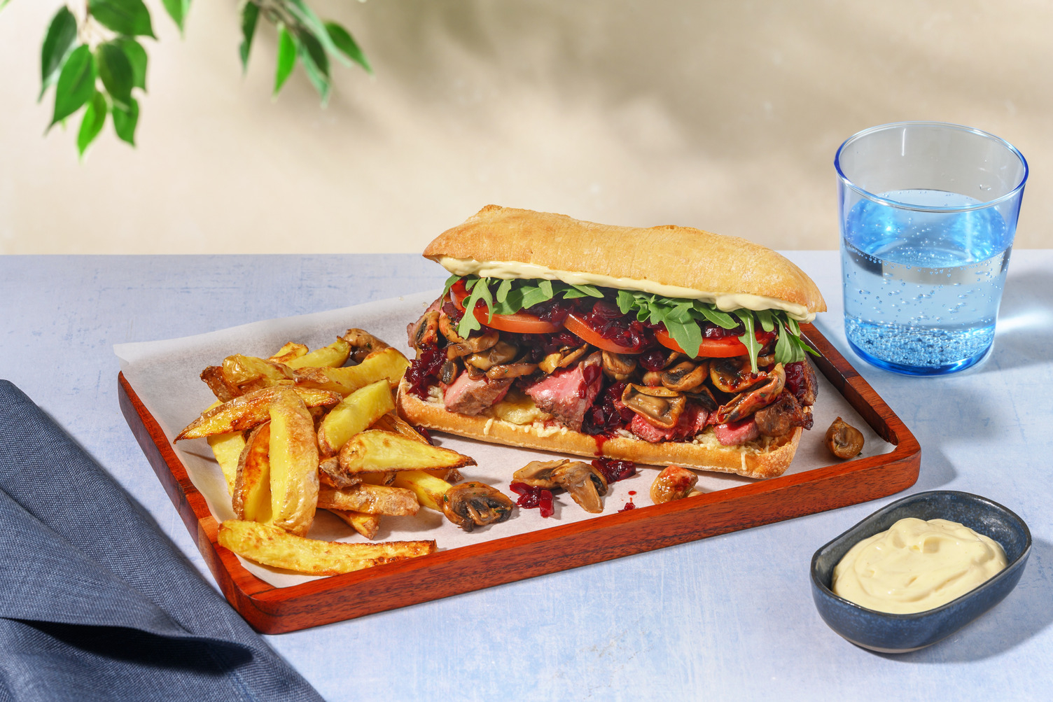 Ultimate Steak, Truffle Mushroom & Cheddar Sandwich