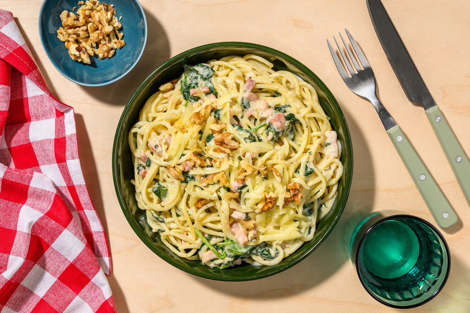 Pâtes montagnardes au cantal AOP & lardons