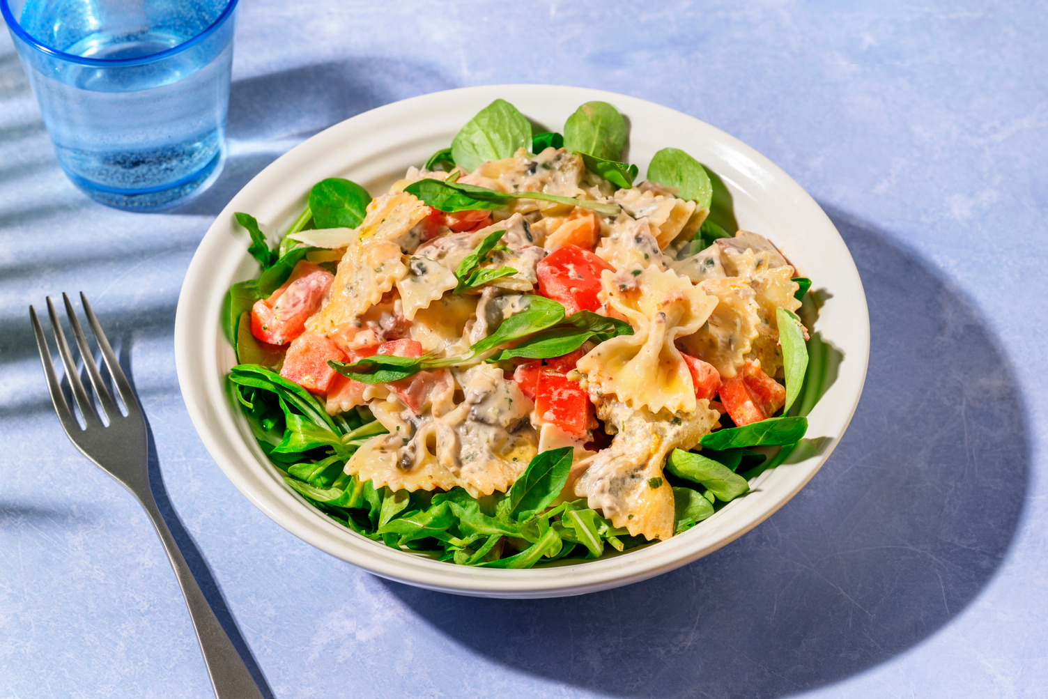 Tricolore pastasalade met tonijn