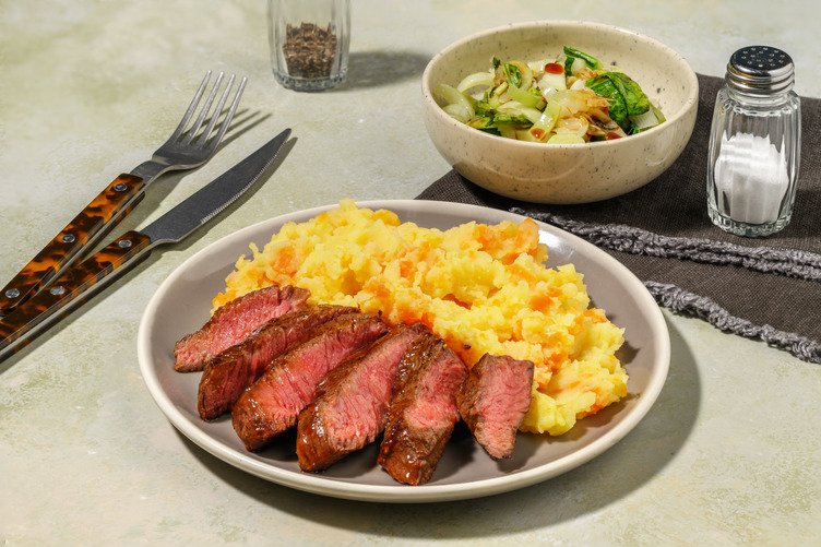 Bœuf fusion, pak choï & réduction soja