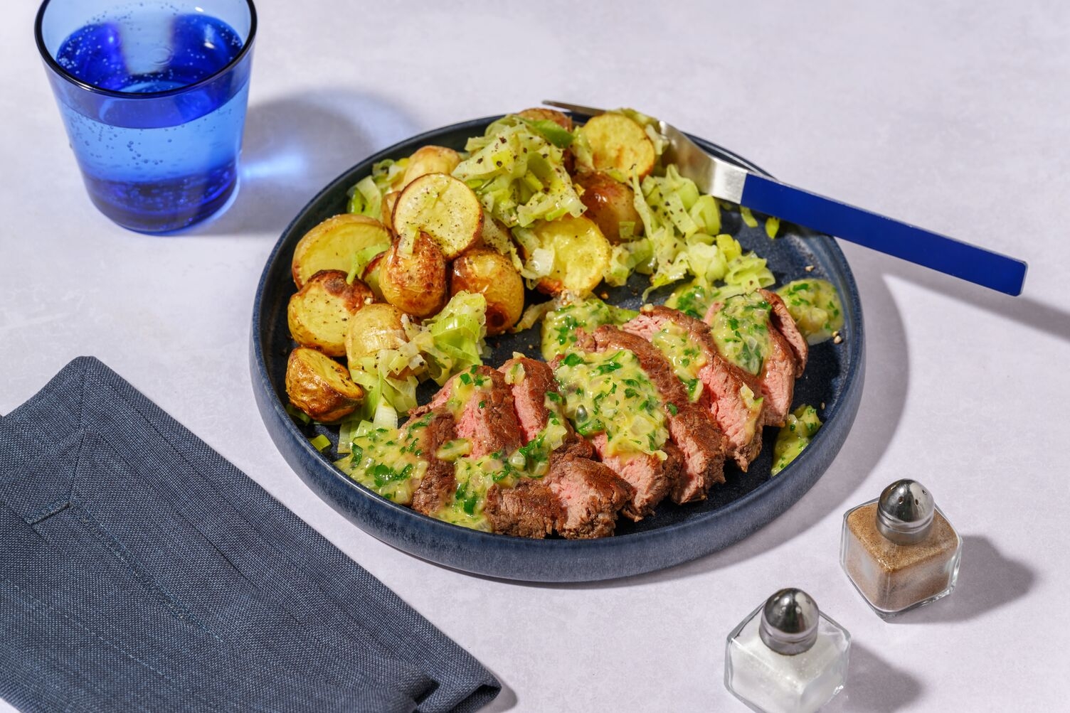 Pavé de bœuf de race & sa sauce secrète