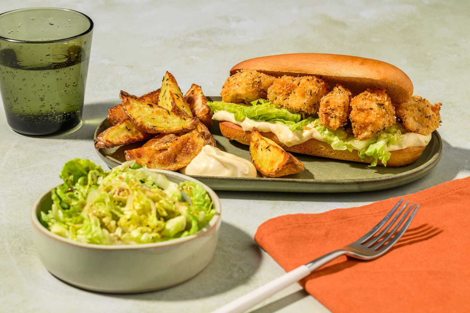 Sandwich brioché dinde panée & aïoli