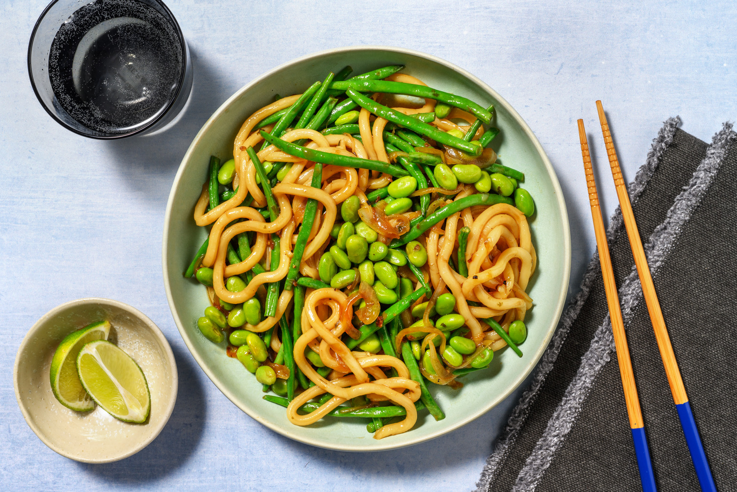 Hoisin Edamame Noodles