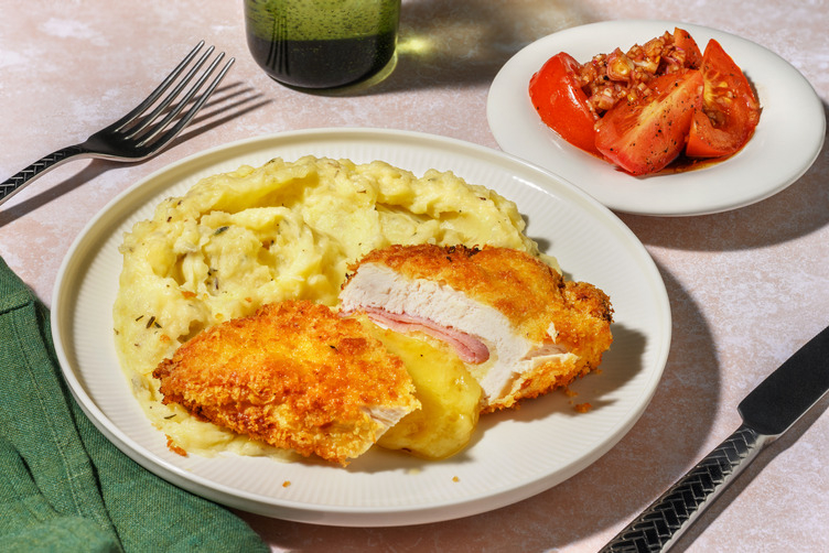 Retour en enfance : cordon bleu & purée au thym