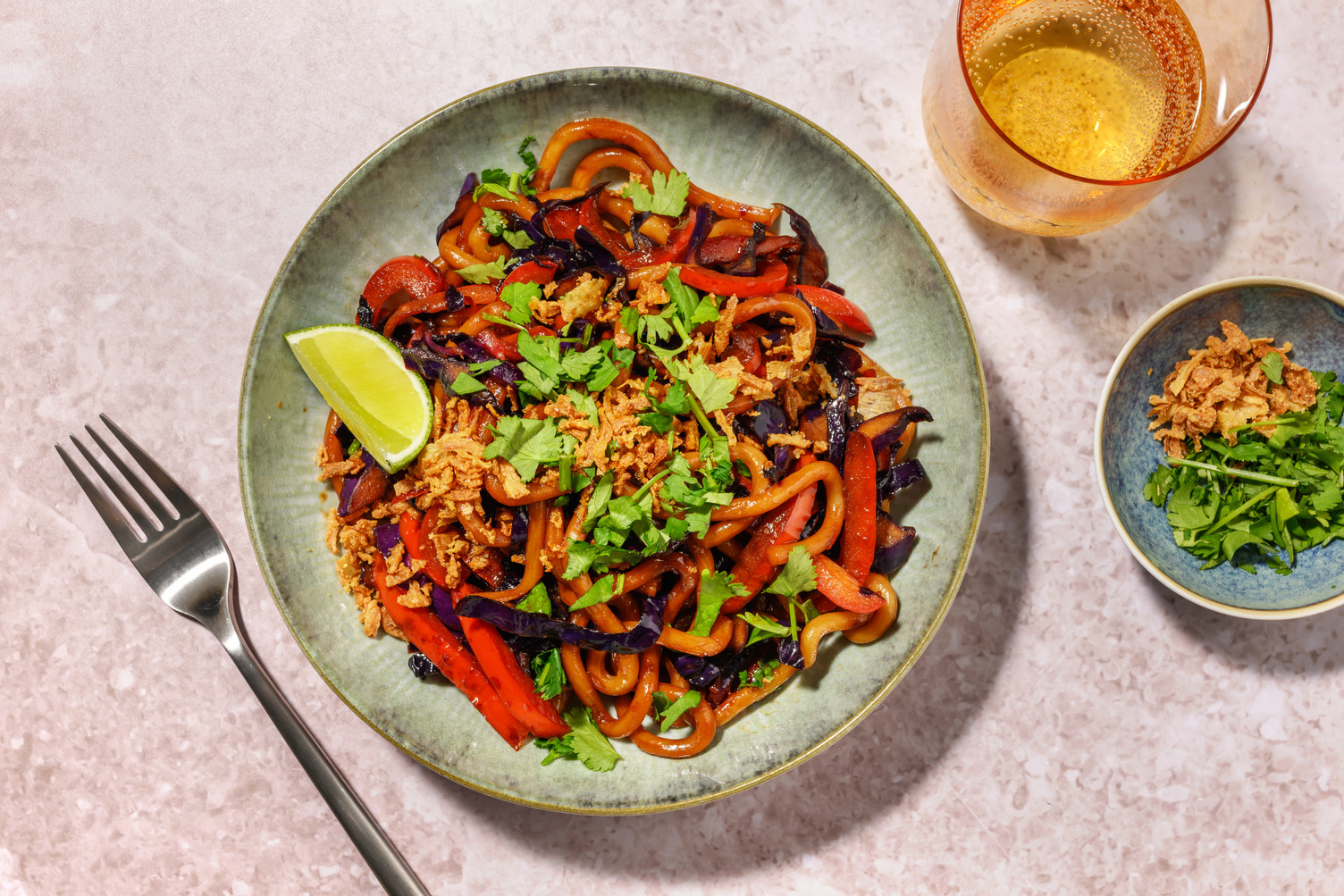 Vibrant Veggie Noodles with Tofu