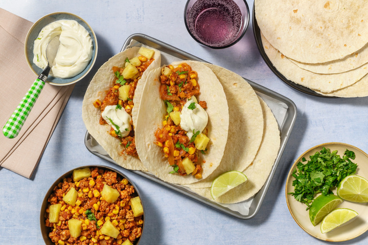 Turkey and Sweetcorn Tacos