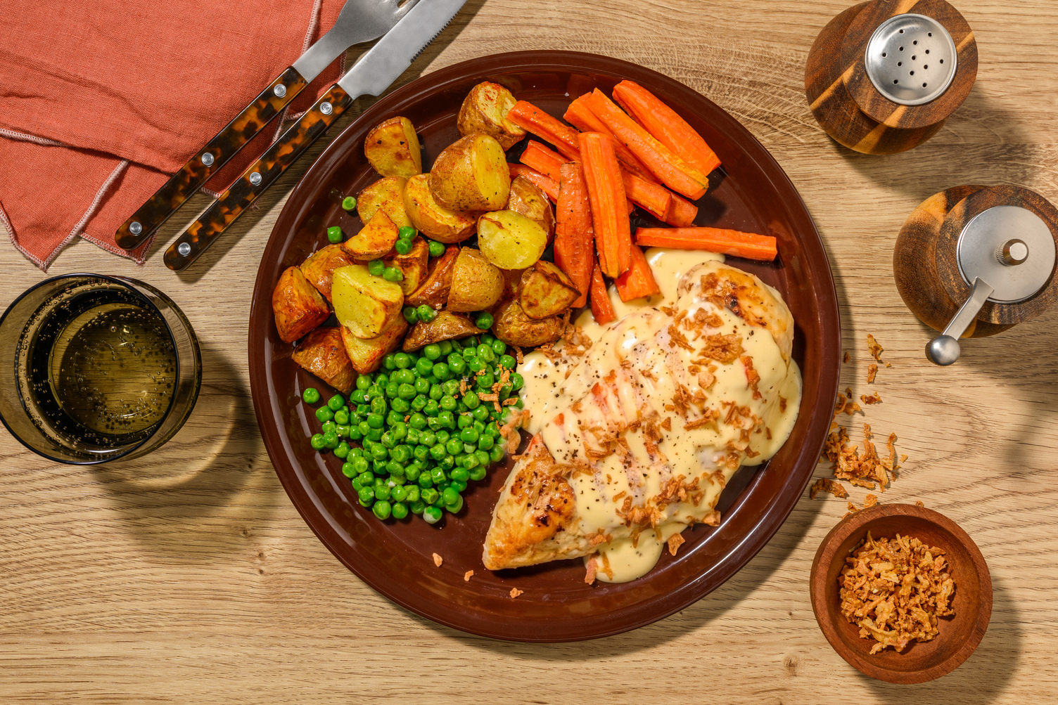 Chicken Breast and Hollandaise Sauce