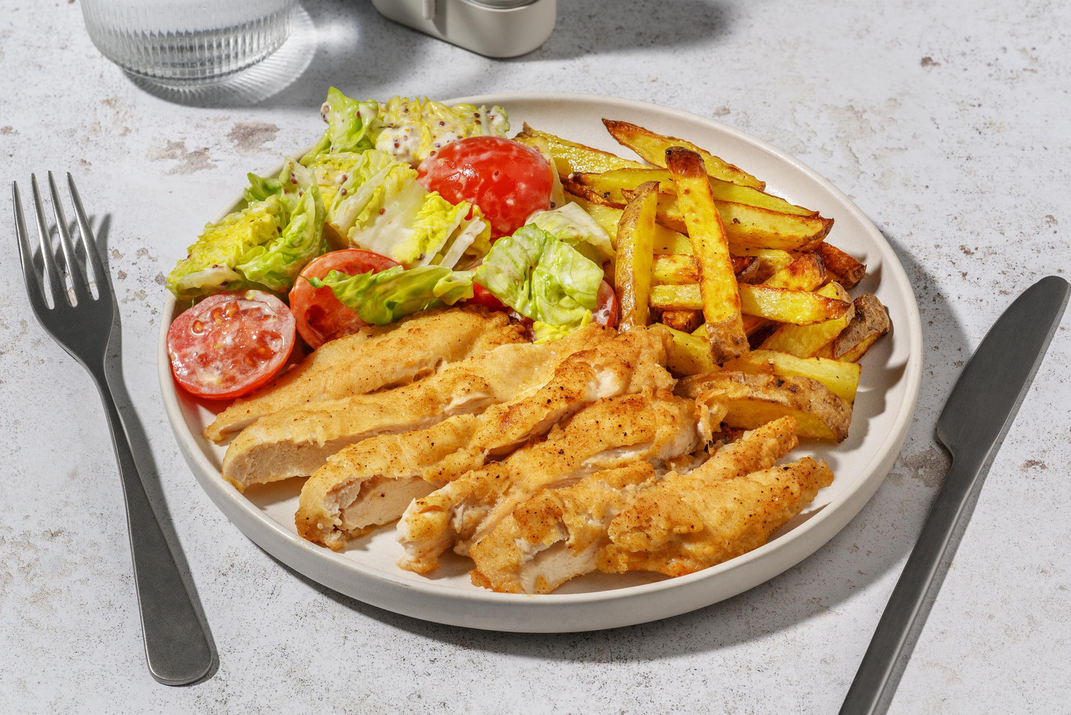 Herby Chicken and Creamy Honey Mustard Salad