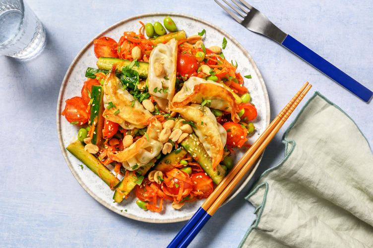 Veggie Dumpling Salad