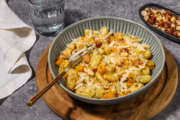 Sage Roasted Butternut and Gnocchi with Chorizo