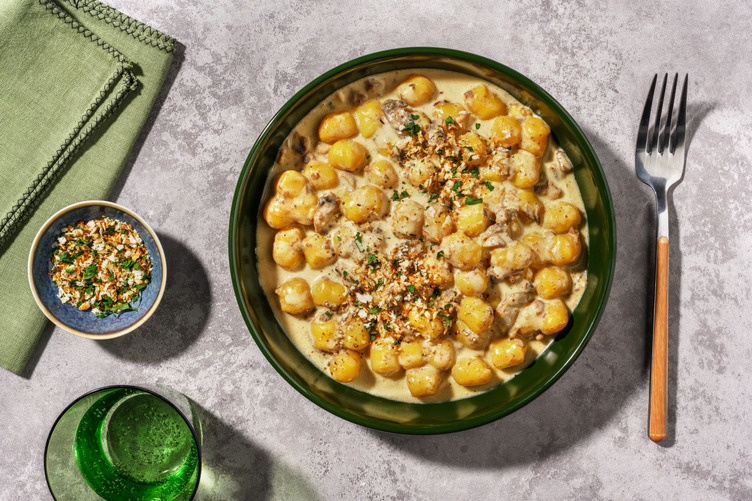 'Come in baita' - gnocchetti cremosi al sugo di porcini