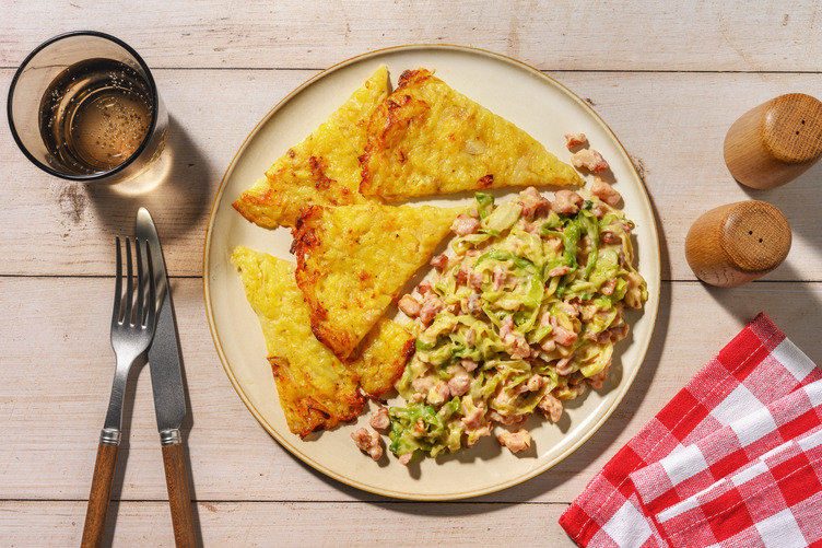 Frico friulano - torta di patate e formaggio fondente
