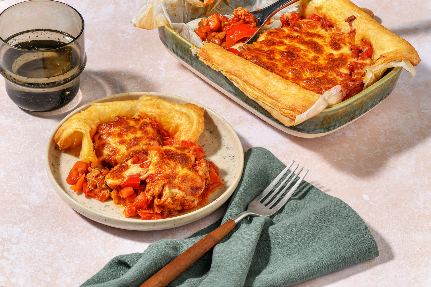 Quiche bolognaise