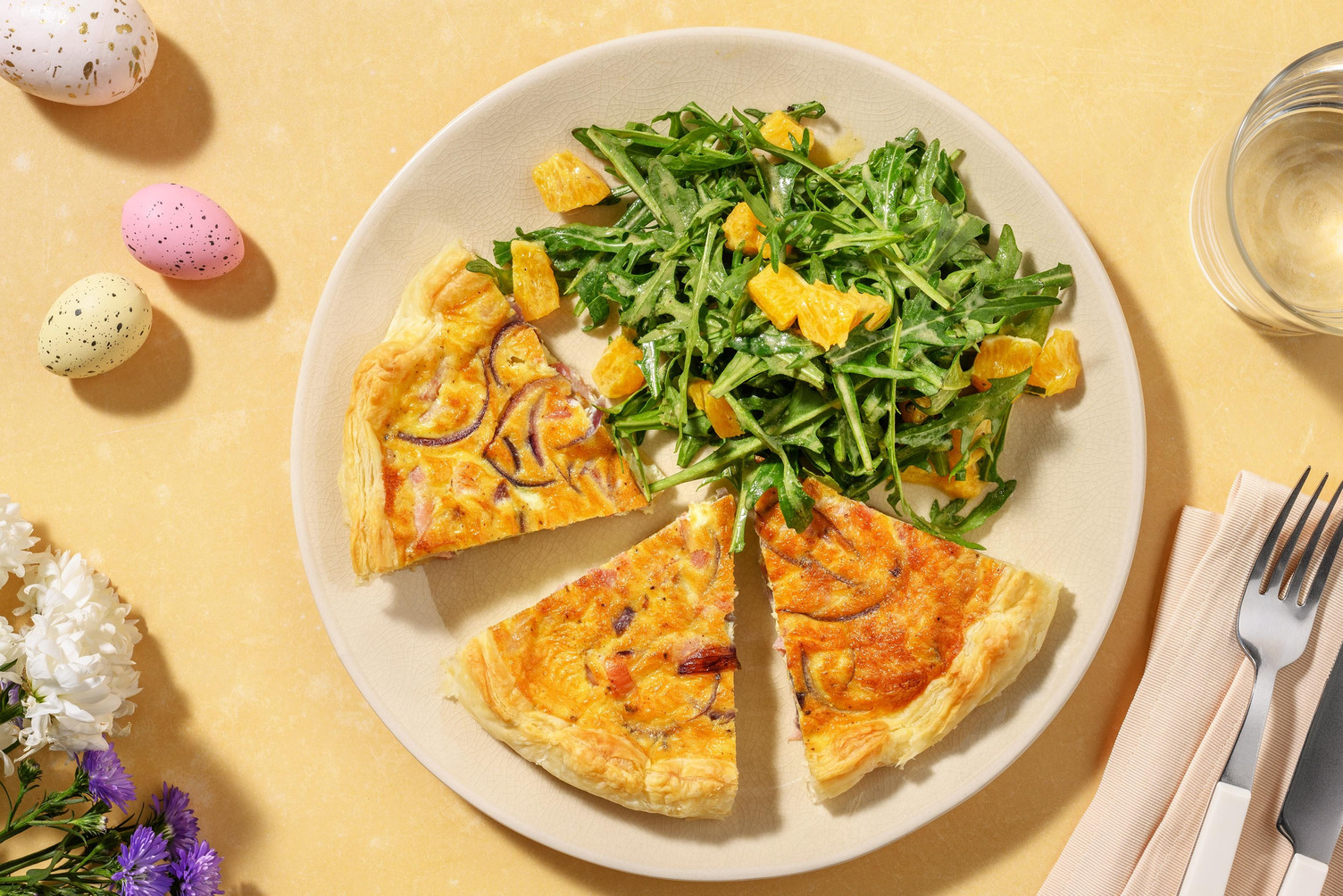 Torta d'Aprile di sfoglia e pancetta