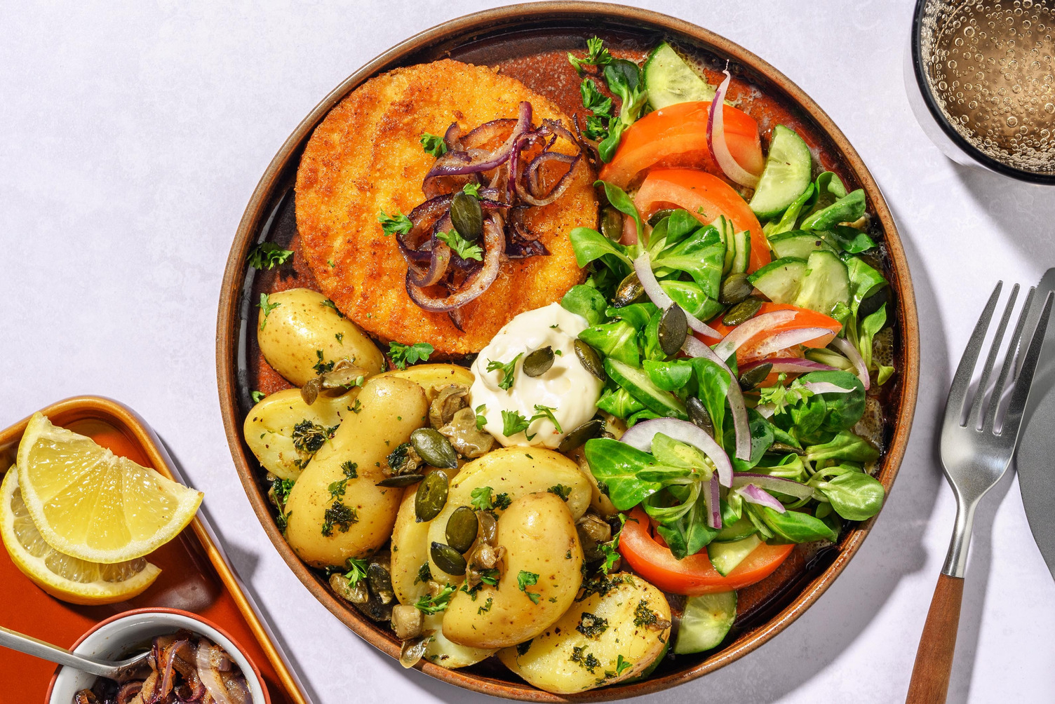 Plantaardige kipburger