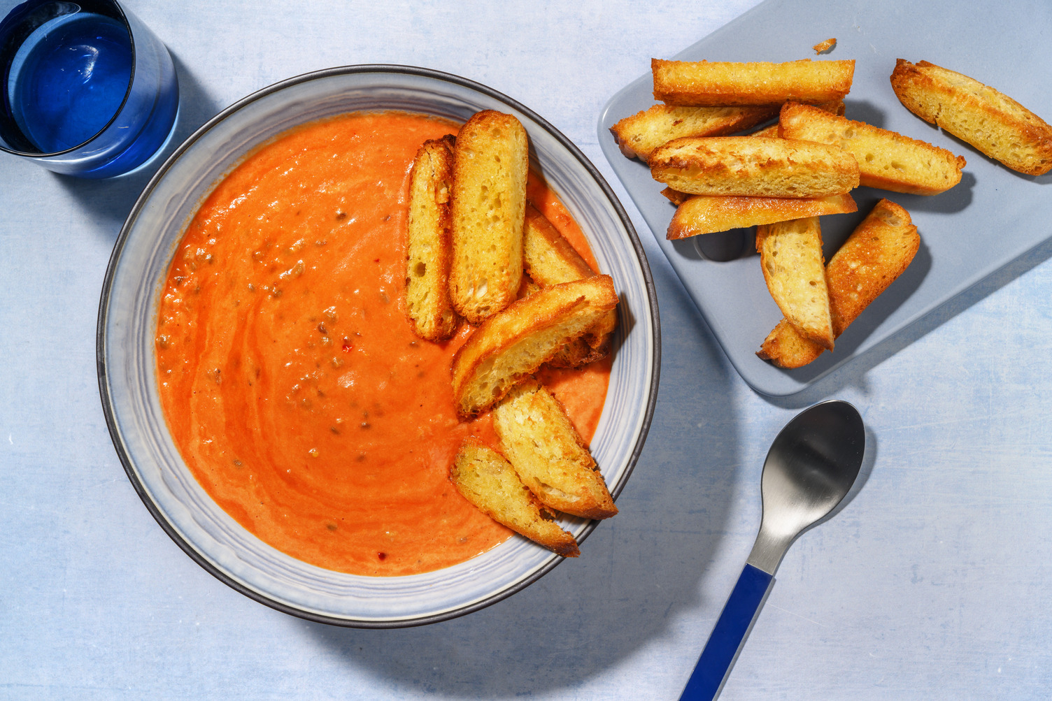 Roast Tomato and Lentil Soup