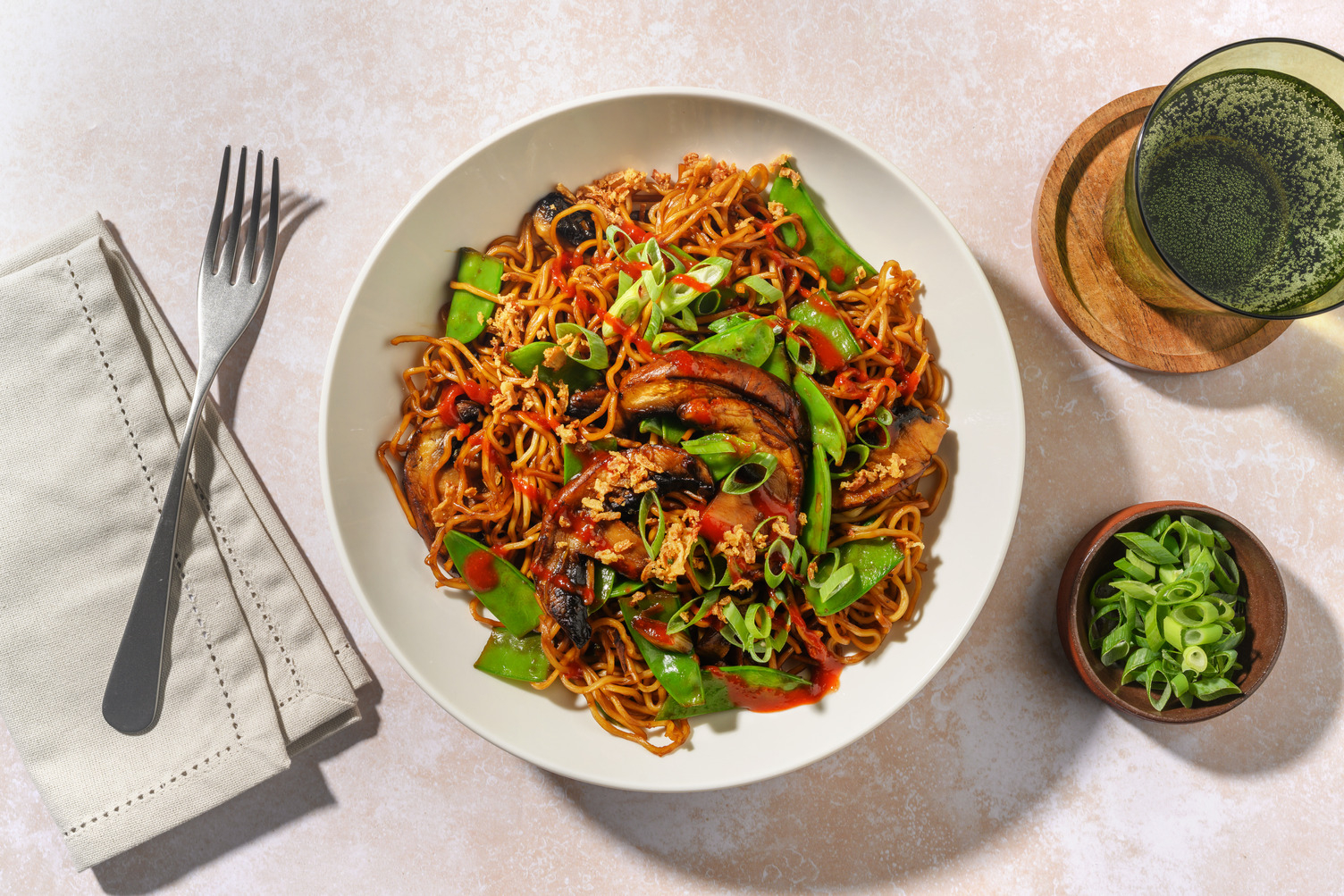 Yi Mein Inspired Longevity Prawn Noodles