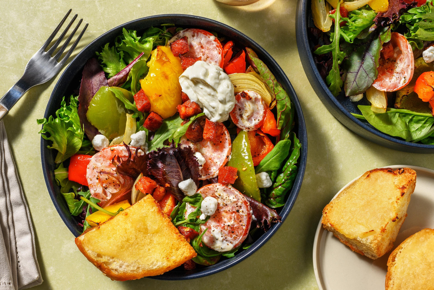 Salat Trampó! Tomaten-Peperoni-Salat mit Argentinos