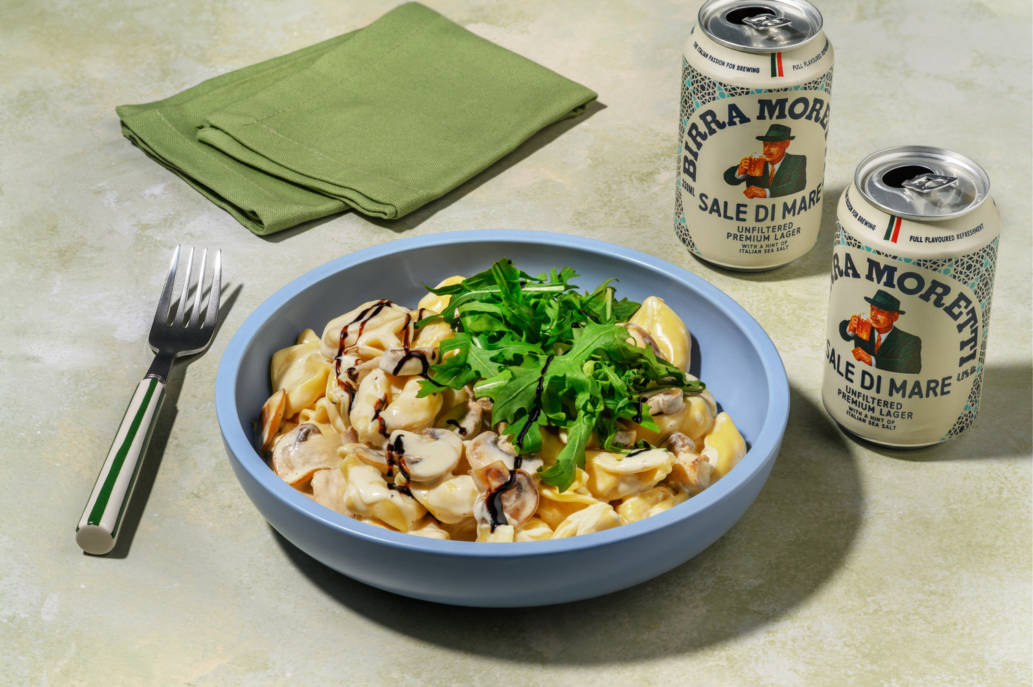 Super Quick Spinach and Ricotta Tortelloni