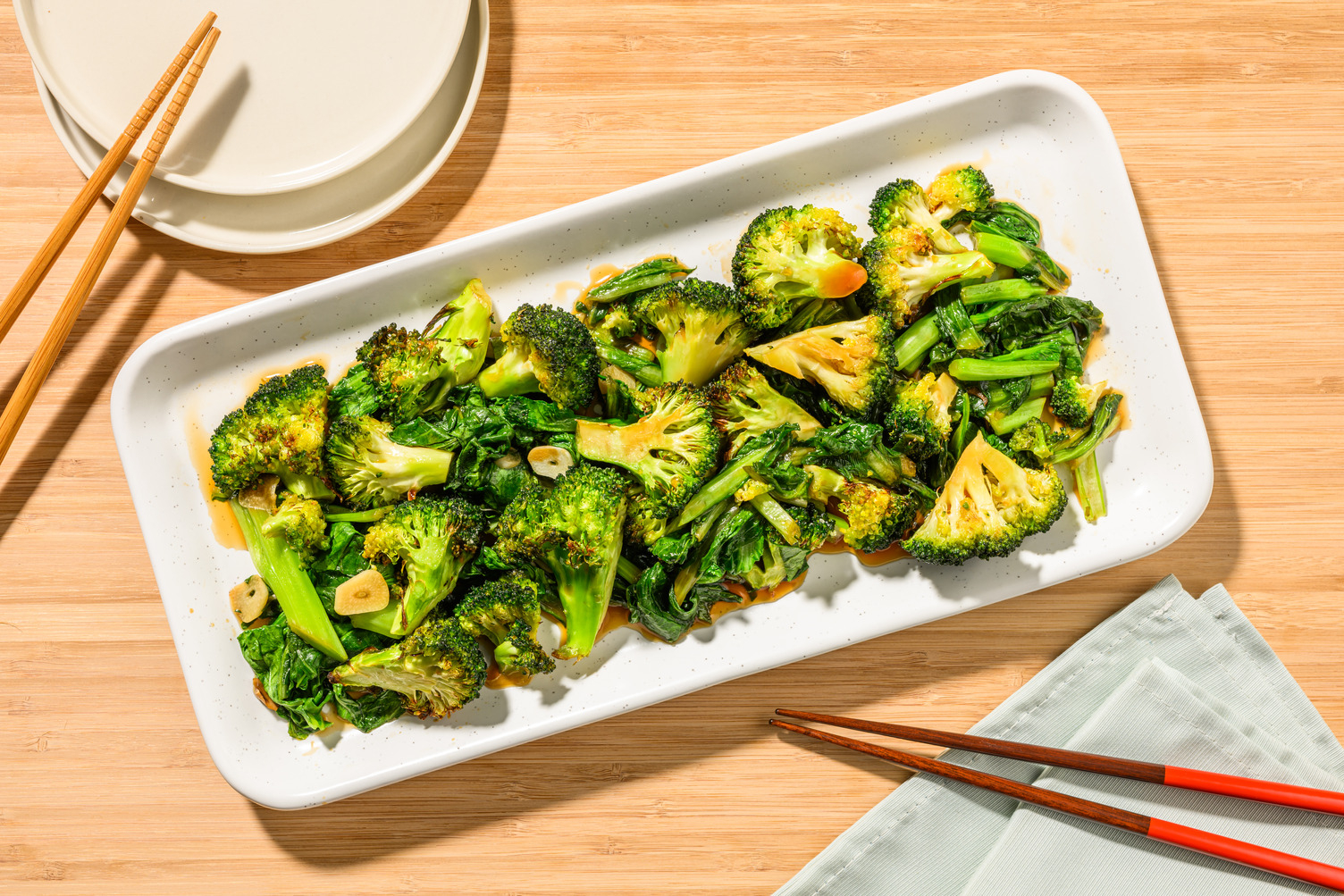 Garlicky Greens Stir-Fry 