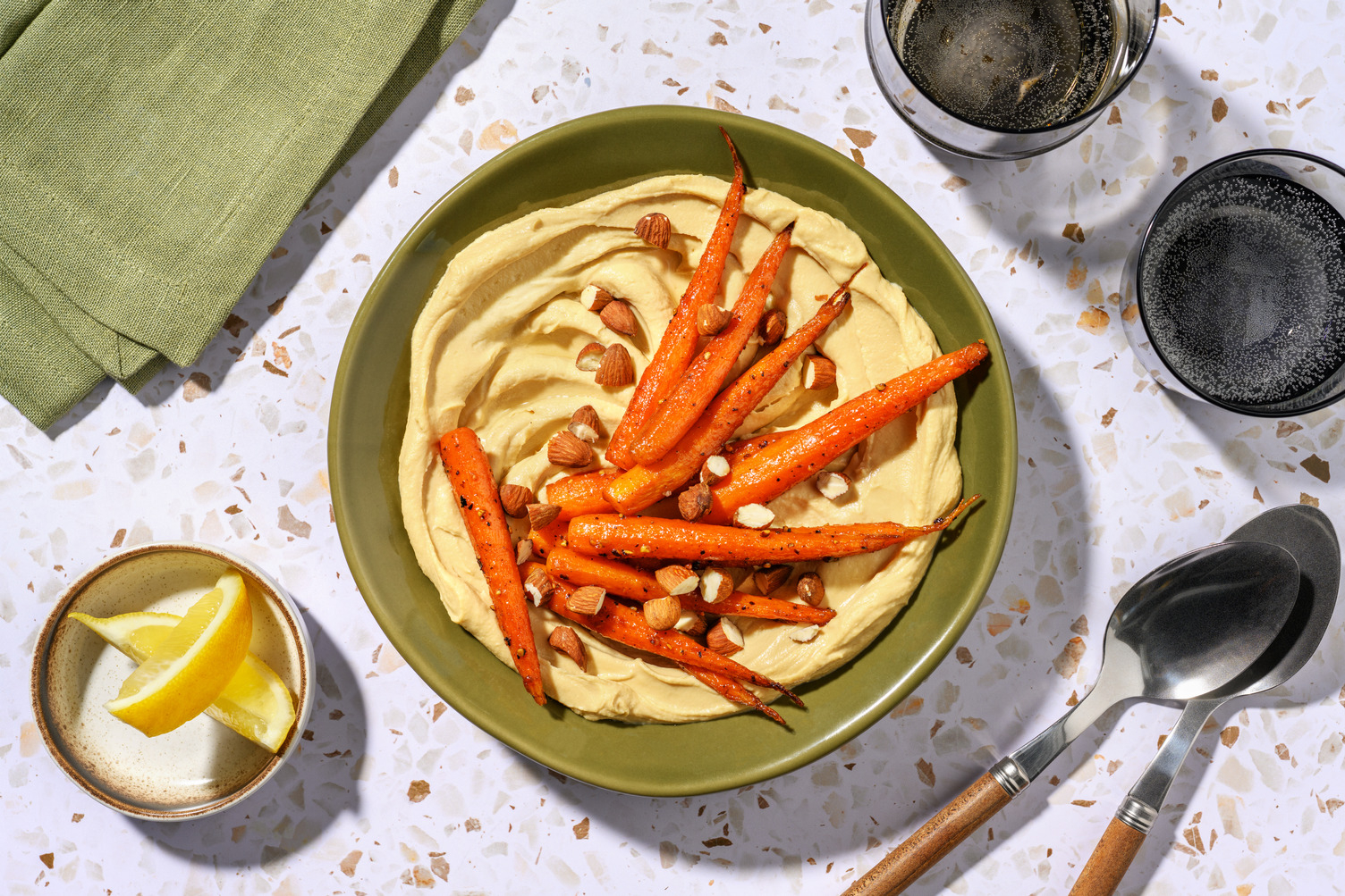 Hummus & Roasted Dutch Carrots
