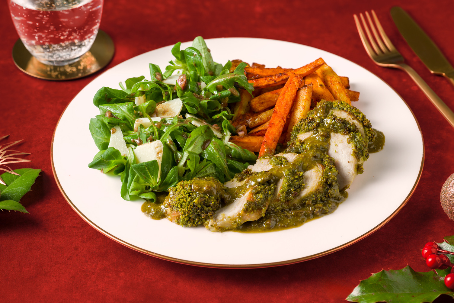 Filet mignon de porc en croûte de pistaches