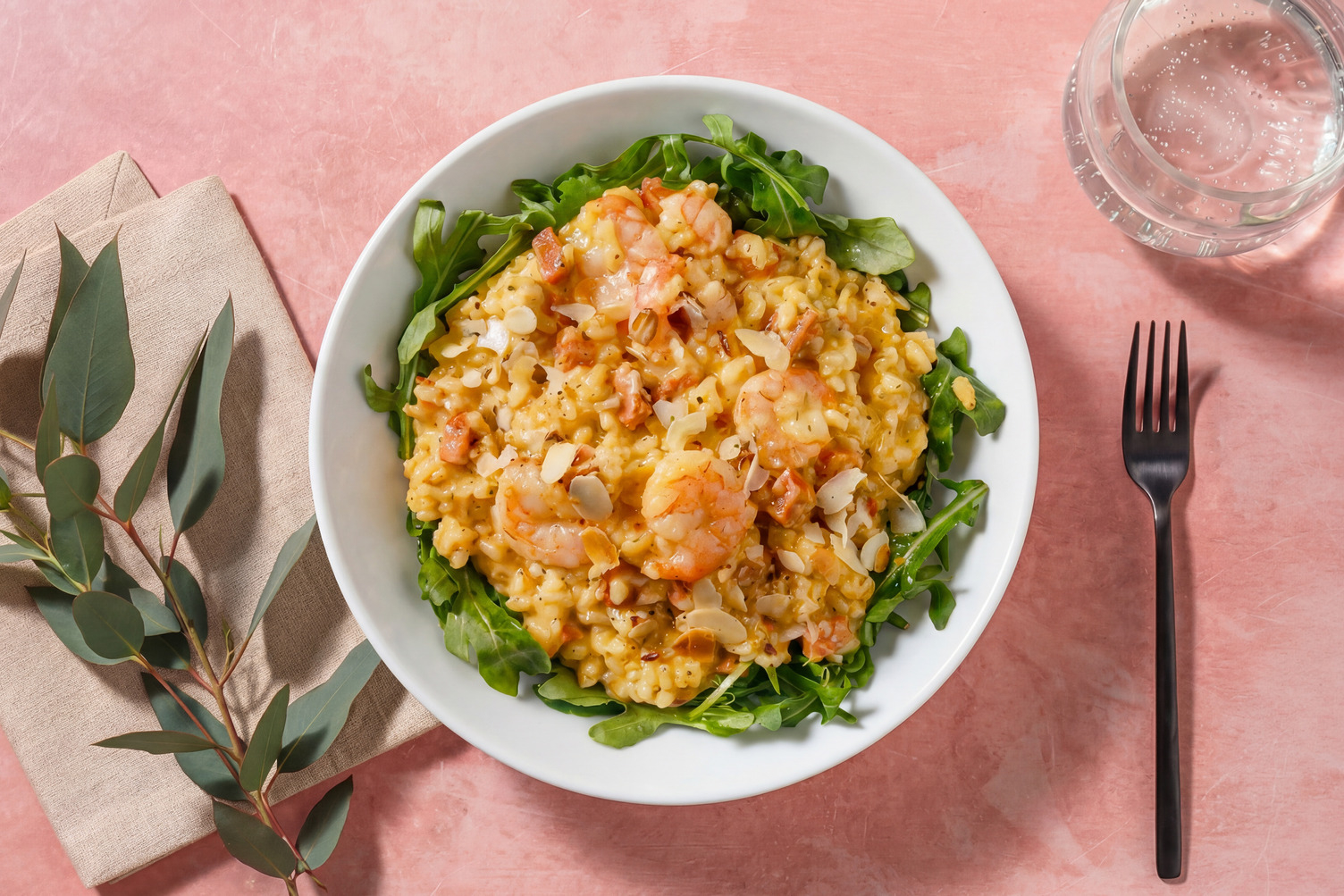 La Spéciale Maman : risotto crevettes & chorizo