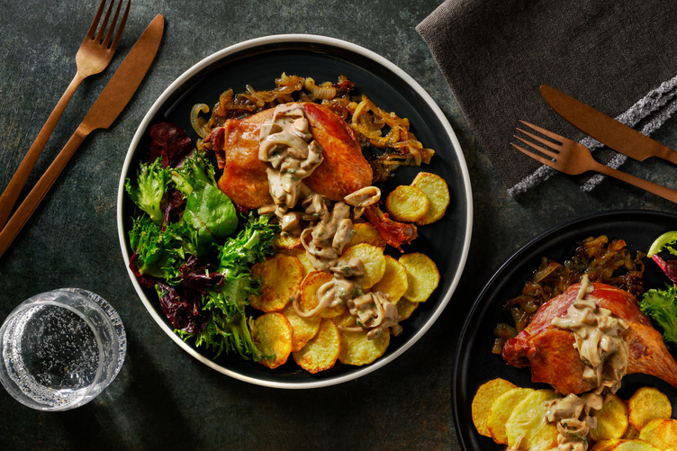 Confit de canard & pommes sarladaises