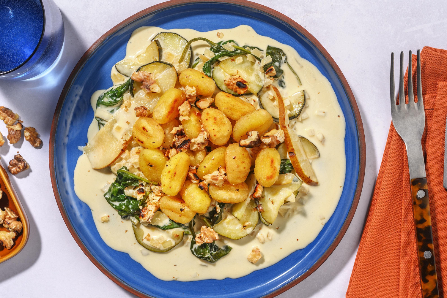 Gnocchi met romige blauwekaassaus