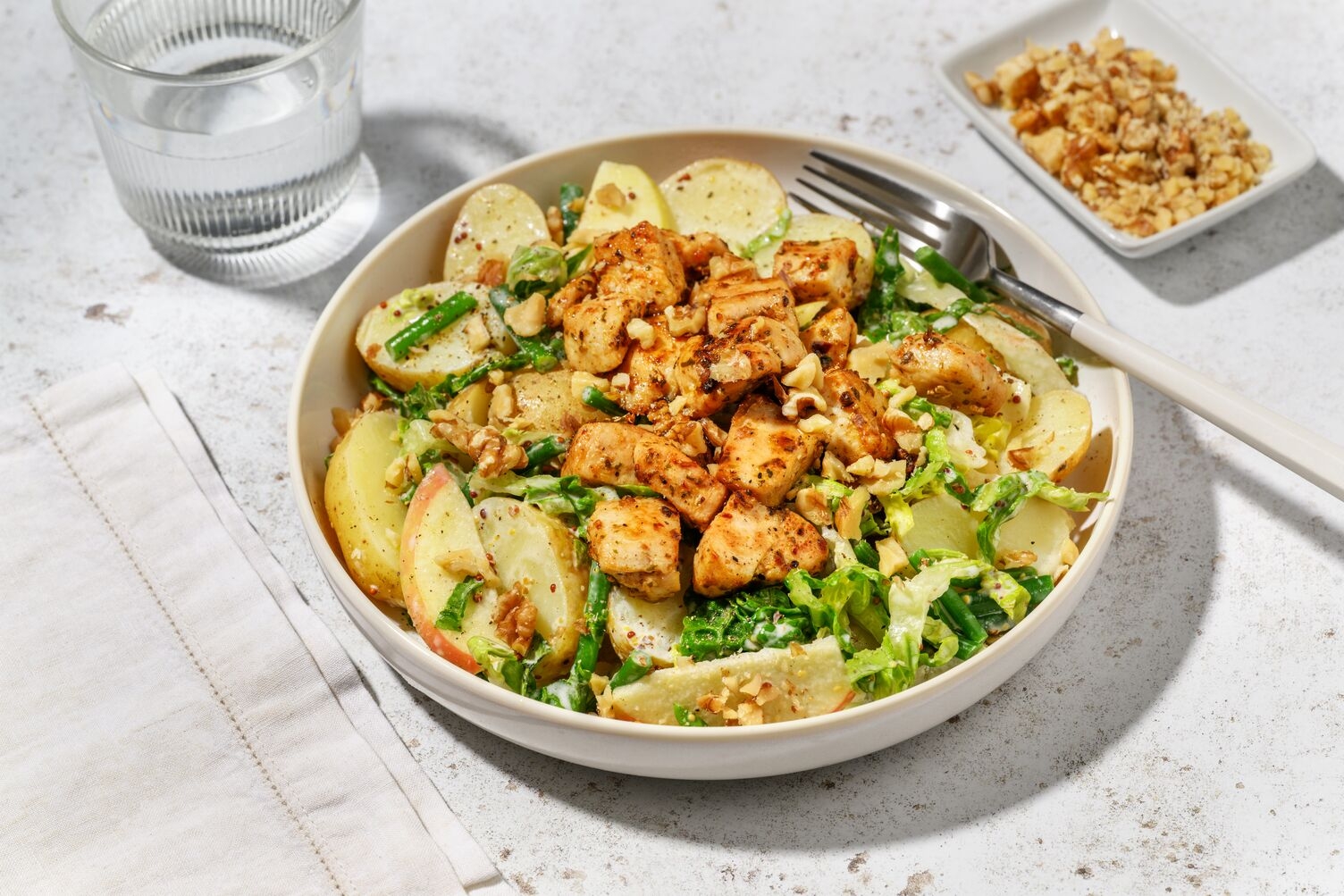 Waldorf Style Salmon Salad