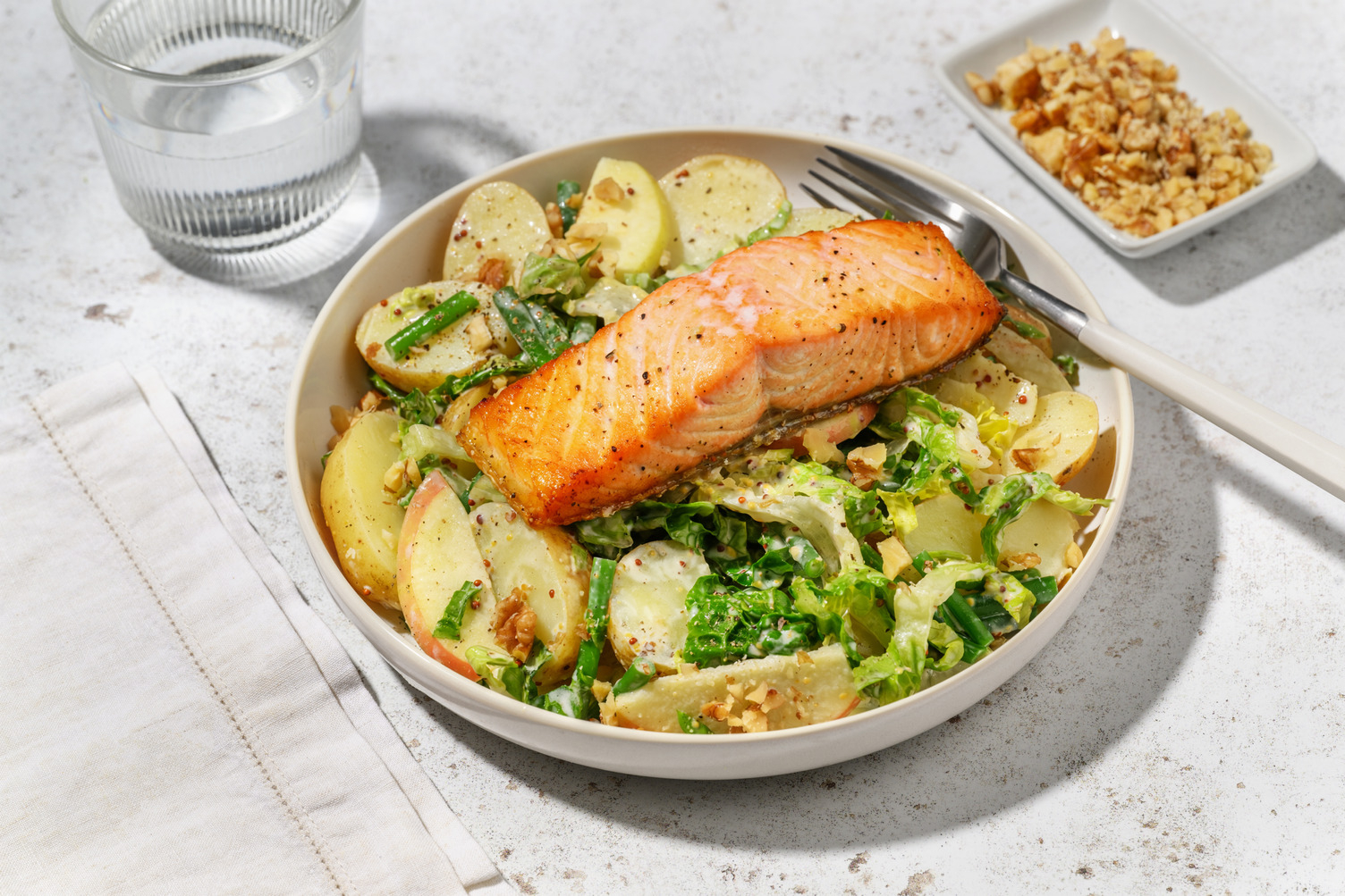 Waldorf Style Salmon Salad