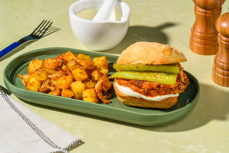 El mollete andaluz: lomo adobado con pimiento verde frito