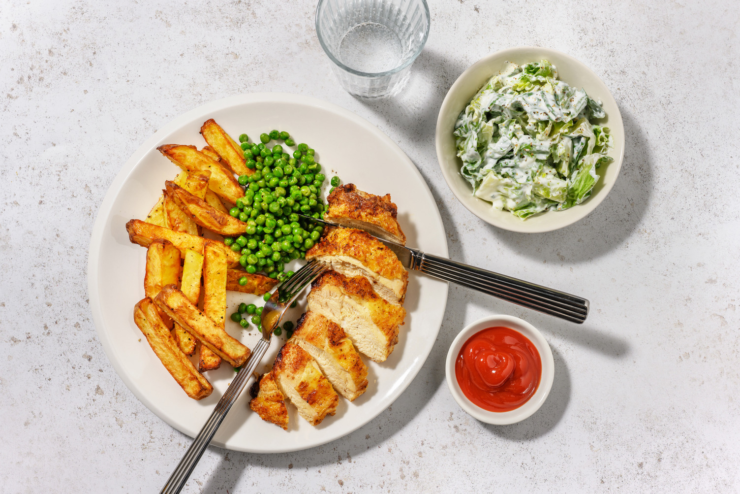 Peri Peri Spiced Chicken and Chips