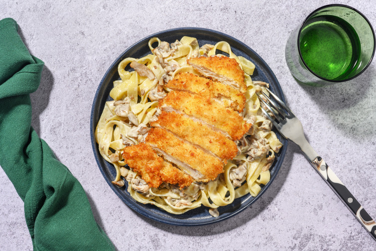 Truffled Chicken Tagliatelle with Bacon