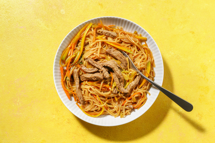 Le Végé : nouilles de riz express & émincés veggie