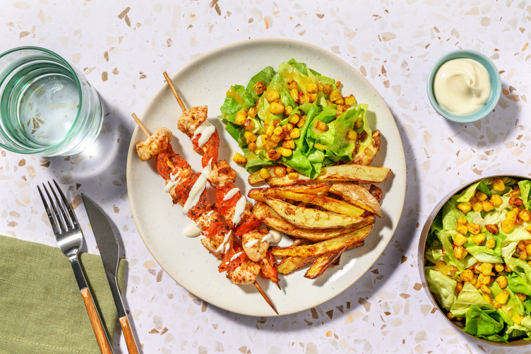 Mexican-style Tofu  Skewers